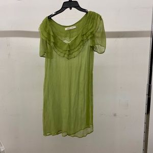 Green Shier Dress